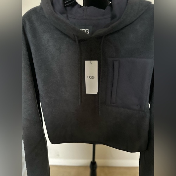 UGG Women's Myley Sherpa Hoodie color Gray size Medium. NWT - Picture 11 of 13